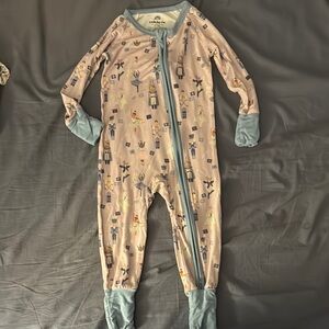 Kids One Piece Pajama with Accents
